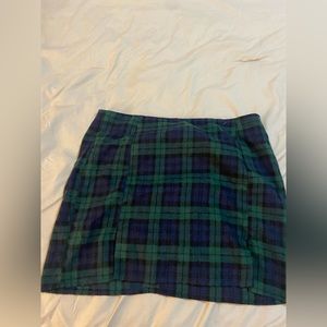 Plaid School Girl Pencil Skirt